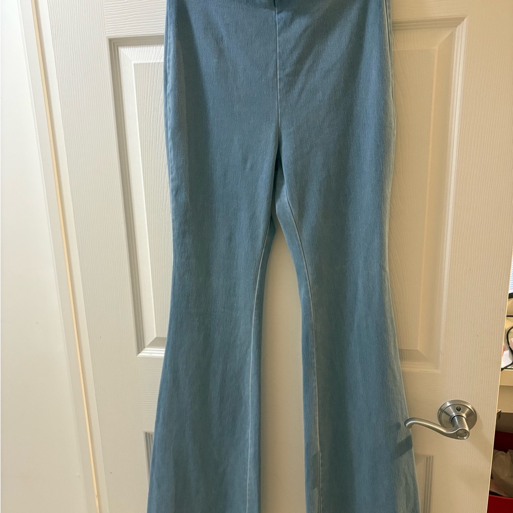 Good American Blue Flared Pants